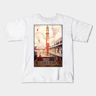 Basilica Palladiana VICENZA ITALIA Venice Vintage Italy Travel Kids T-Shirt